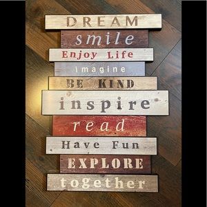 Wall decor. Love it just changed theme 2ft my 16in